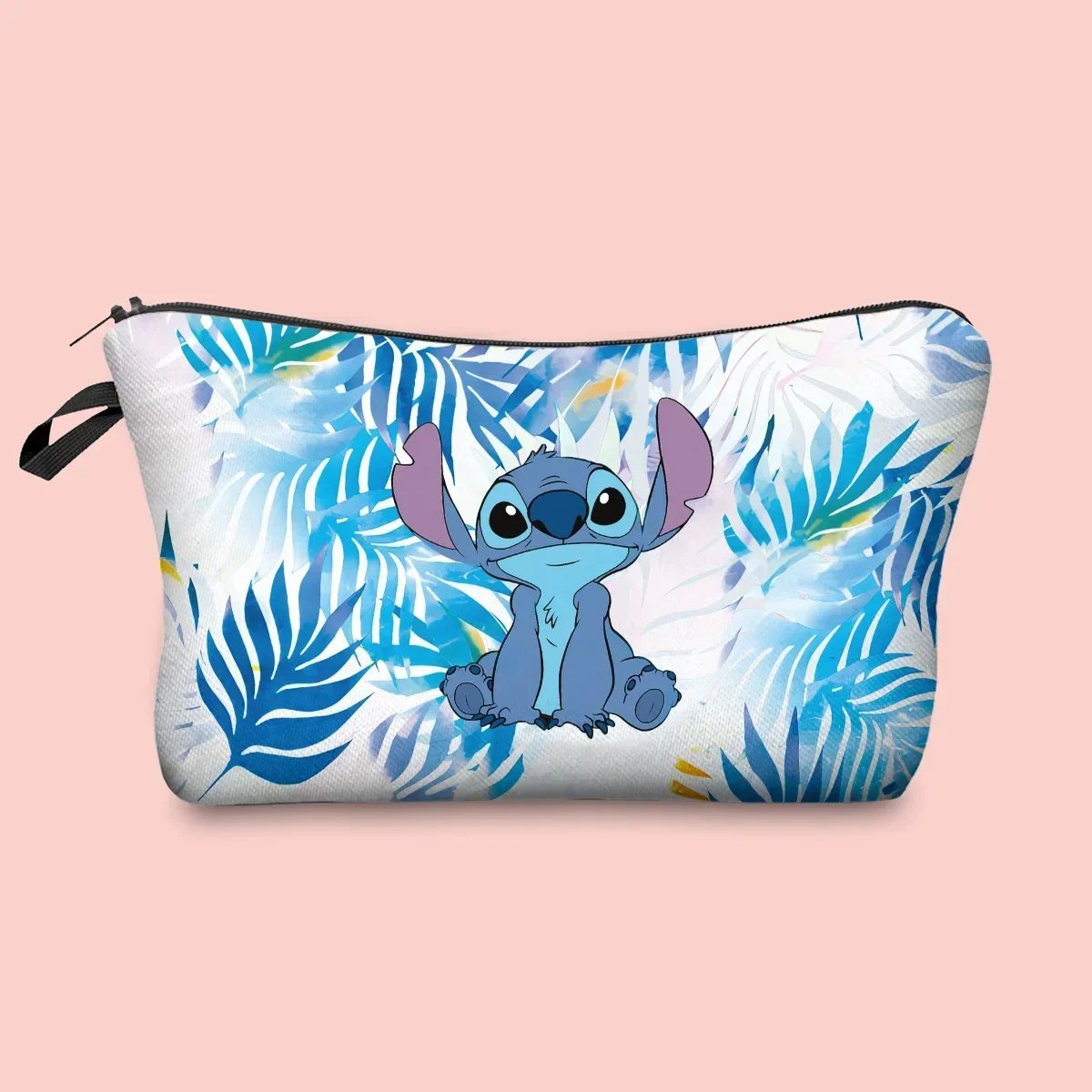 Trousse de maquillage Disney Stitch pour filles, trousse cosmétique Kawaii, trousse de lavage Anime Cartoon Angel & Stitchs, trousse à crayons, cadeaux de Noël