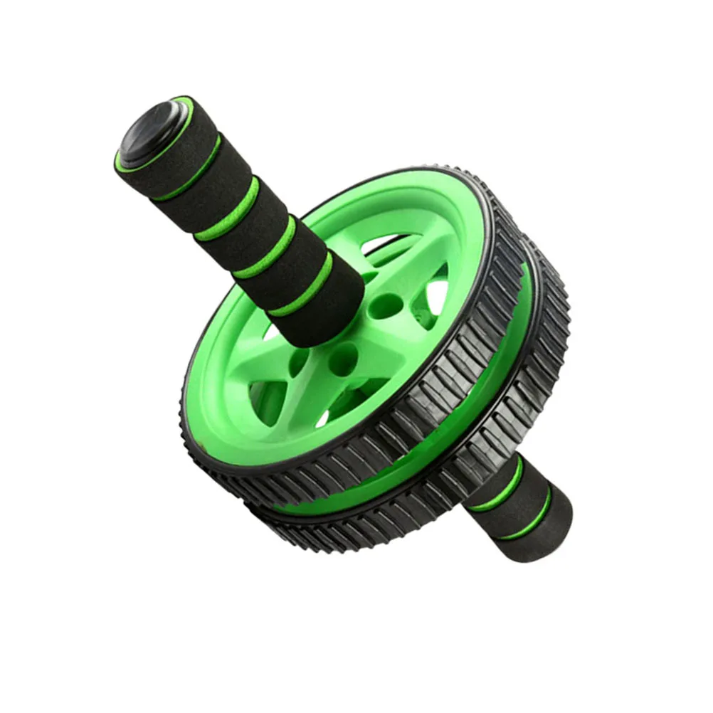 

Exercise Ab Wheel Wheels Ergonomic Non-Slip Handle Green Ab Roller for Fitness ABS Abdominal Wheel