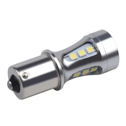 1pcs Super Bright 1156 Led P21w Car Light High Quality Ba15s Auto Reverse Turn Brake Parking Lamp White Drop Shipping Supported