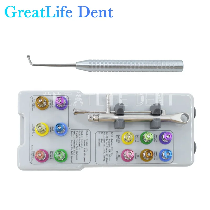 GreatLife Dent Restoration Hand Drill Surgical Repair Universal Tool Torque Wrench Screwdriver Universal Prosthetic Kit