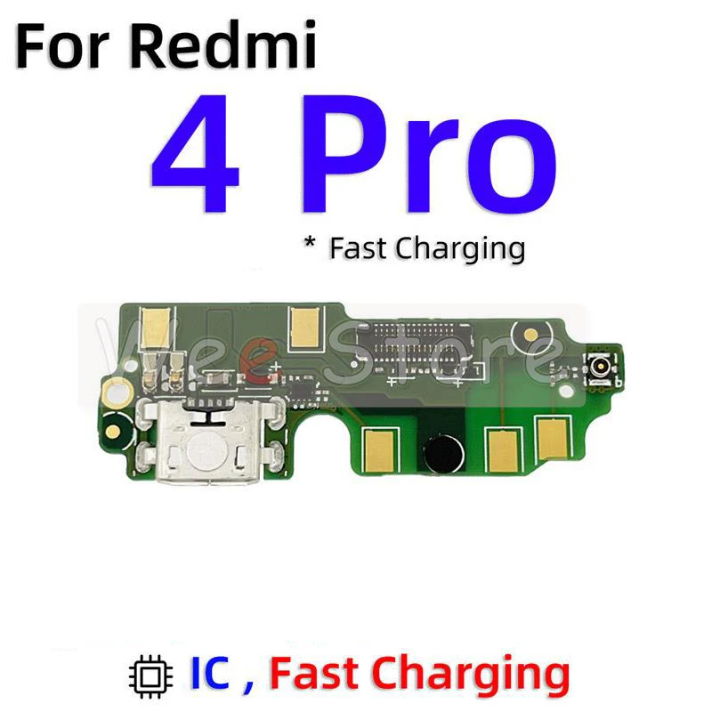 Fast Charging AiinAnt USB Charger Port Connector Dock Board Flex Cable For Xiaomi Redmi Note 4 4A 4x Pro Prime GloBal