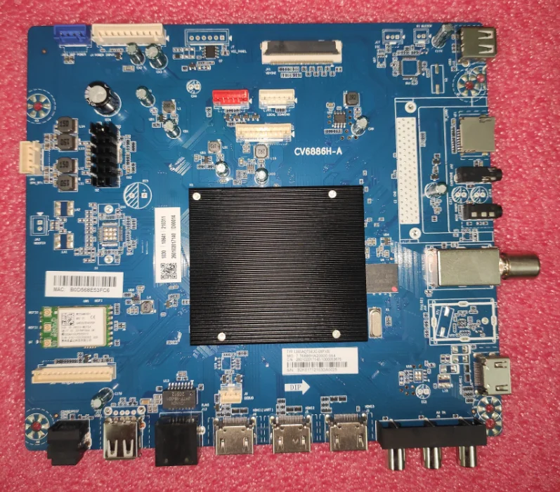 CV6886H-A   Original 4K TV WiFi network motherboard for  typ  le65aqst6ug