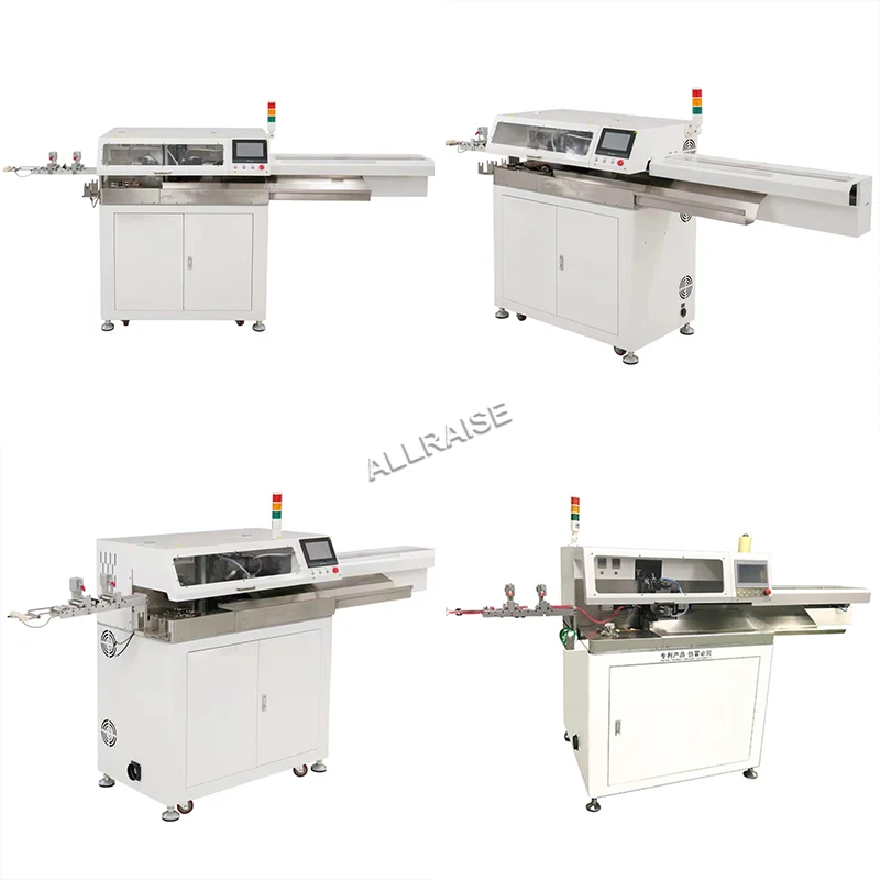 Automatic Double Head Stripping Twisting Wire Tinning Machine Digital Cable Copper Wire Cutting Machine