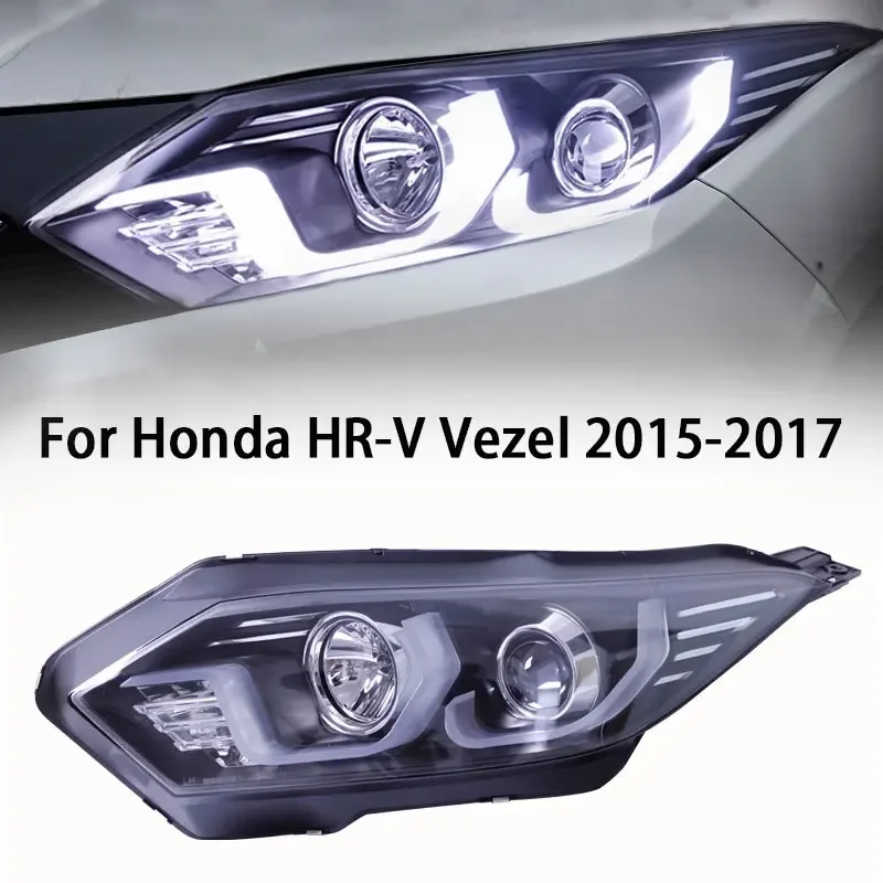 

Head Lamp for Honda HR-V LED Headlight 2015-2019 Headlights HRV Vezel DRL Turn Signal High Beam Angel Eye Projector Lens