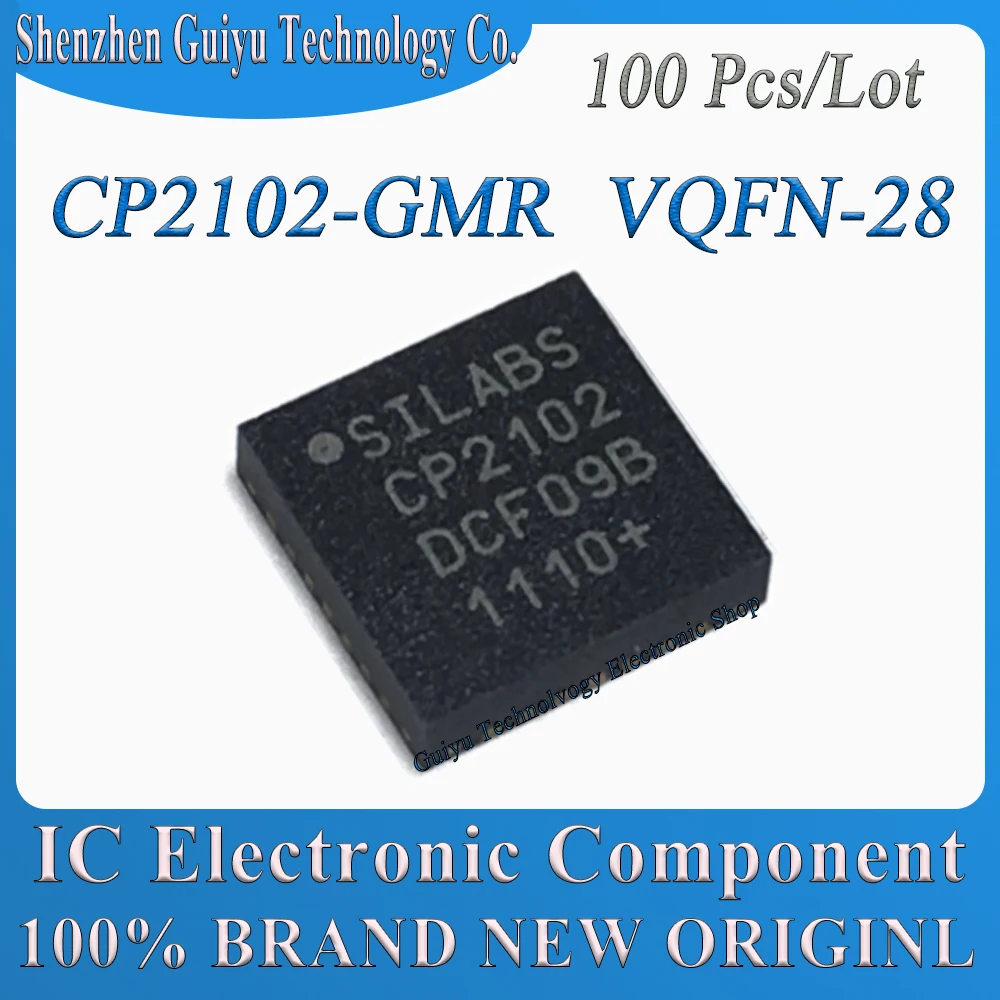 100 Pcs/Lot CP2102-GMR CP2102-GM CP2102-G CP2102 VQFN-28 IC Chip