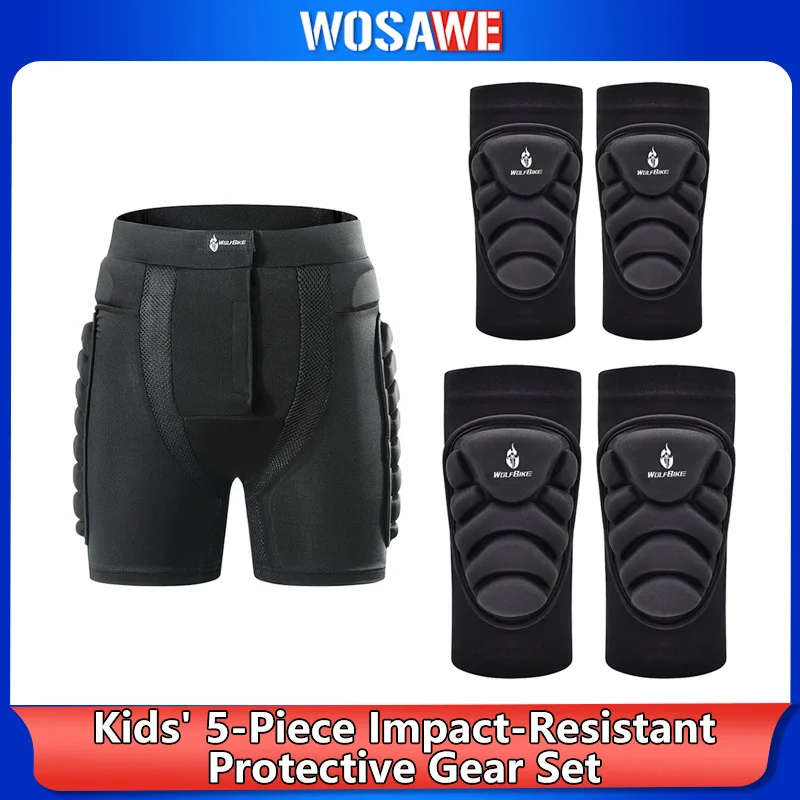 

WOSAWE Hip Protector Motorcycle Shorts Skating Motocross Hip Butt Paddeds Skiing Snowboard Shorts Sports Protective Gear