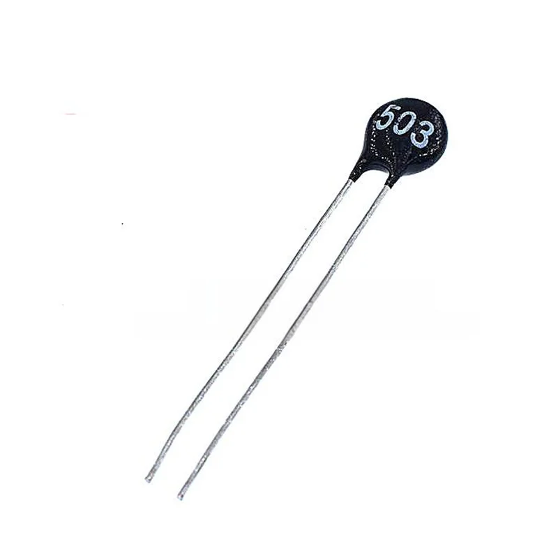 Termistore NTC da 20 pezzi MF11 20% 1k 10K 50K 50K 502/103/503 temperatura negativa 102 103 503 5mm resistenza termica a testa tonda nera