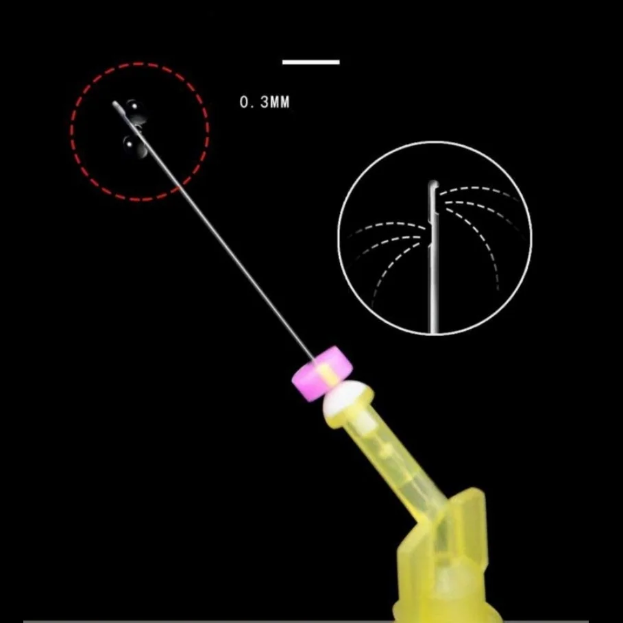 Dental Irrigation Endo Needle Tip 30G Elbow Double Side Hole for Root Canal Cleaning Syringe Anterior & Molar Teeth 22mm/26mm