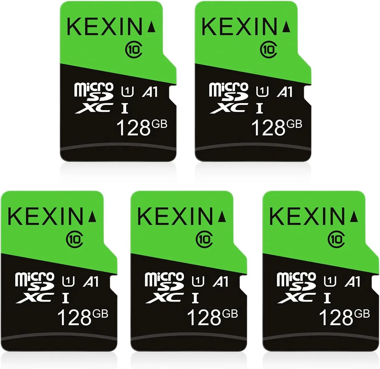 

Карта памяти Micro SD 128 ГБ, 5 штук в упаковке, с адаптером, высокоскоростная UHS-I C10 U1 для планшетов, камер, дронов, игровых консолей