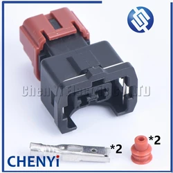 5 set 2 Pin impermeabile Auto Wire Connector Knock Sensor spina iniettore carburante per Mitsubishi MMC 4 g91 4 g92 4 g93 Nissan PB185-02326