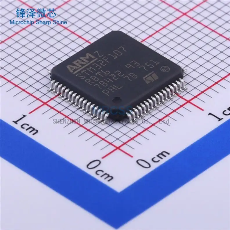 1PCS/LOTE STM32F107RBT6 STM32F107 RBT6 LQFP-64 100% New and original