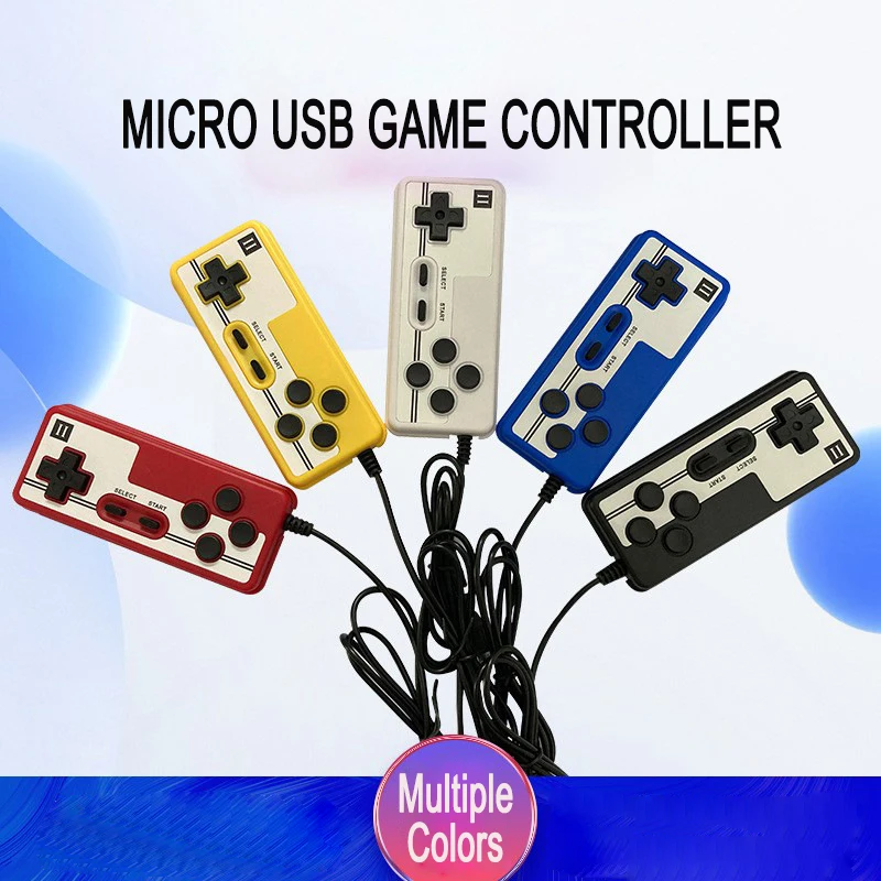 1PCS FC Video Game Consoles Micro Usb Adapter Game Console Controller Gamepad for Handheld Game Player Mini Gaming Controller