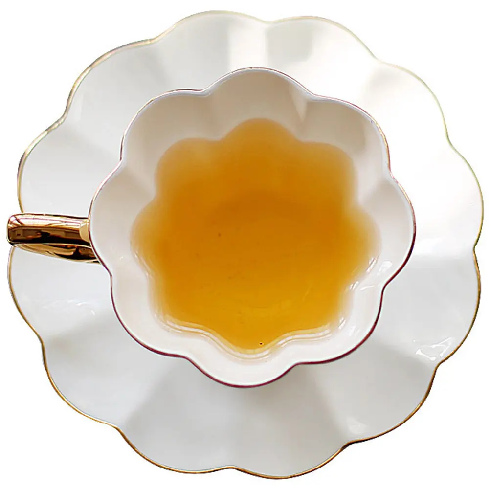 

Набор из 1 керамической кофейной чашки с блюдцем, винтажный европейский стиль, кружка для молока с гладким ободком, широким горлышком, для ежедневного использования, чашка для чая