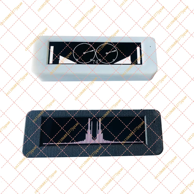 3.12 Inch OLED VU Meter & Music Spectrum Display, Voice Control Amplifier Mic Level Indicator (8 Modes)