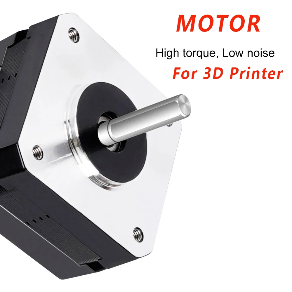 

Электродвигатель с проводом для экструдера 3D-принтера, 4 ведущих шагового двигателя Nema 17, 22 мм, 42*42*23 мм, 1,0a, 12 В, 14 Н, см, ЧПУ, лазерный гравер