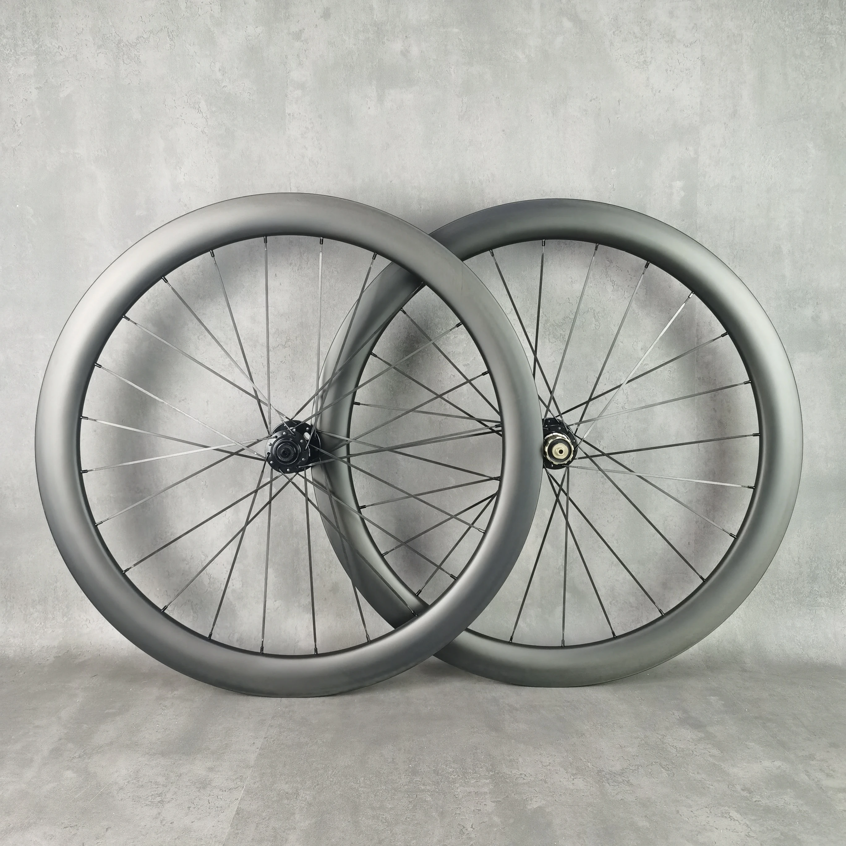 Road Carbon Wheels Disc Brake Wheelset, 700C, 38mm, 50mm, 60mm, 88mm Depth, Tubeless, Tubular, UD Matte Finish, Custom Logo