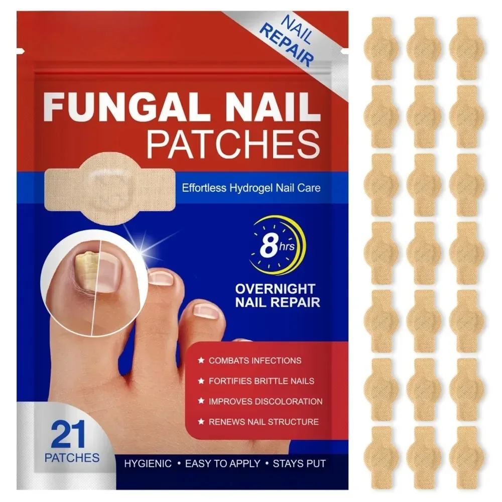 Nail Fungus Patch Waterproof Nail Repair Patch Ingrown Correction Sticker Damaged Nail Gray Care Patch Feet Care Tools