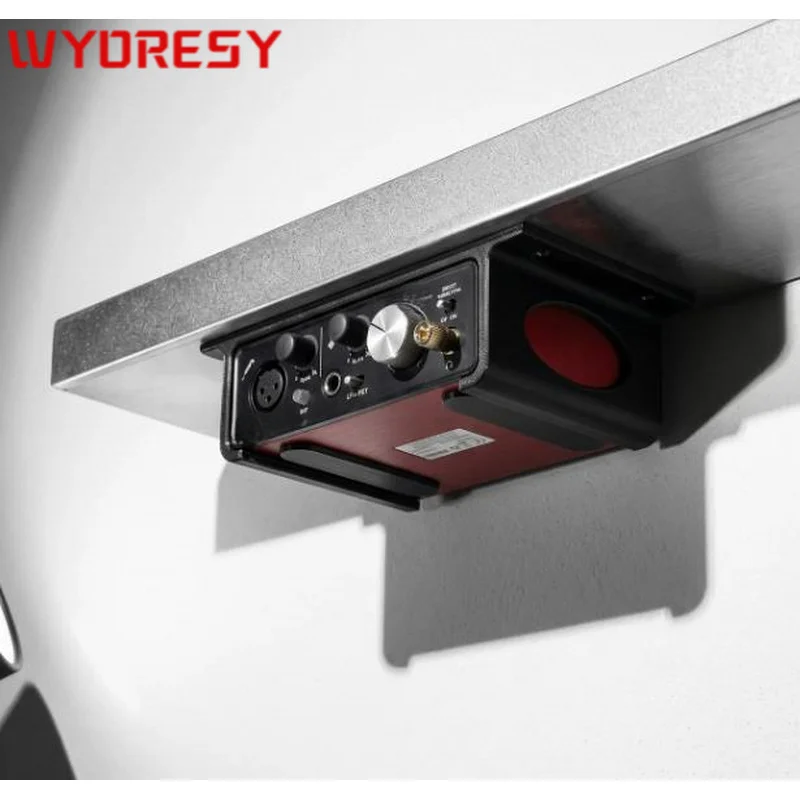 WYORESY for Focusrite (Scarlett Solo 2GEN) Shock Absorption Under Desk Bracket Buffer Vibration Protect Internal Audio Device