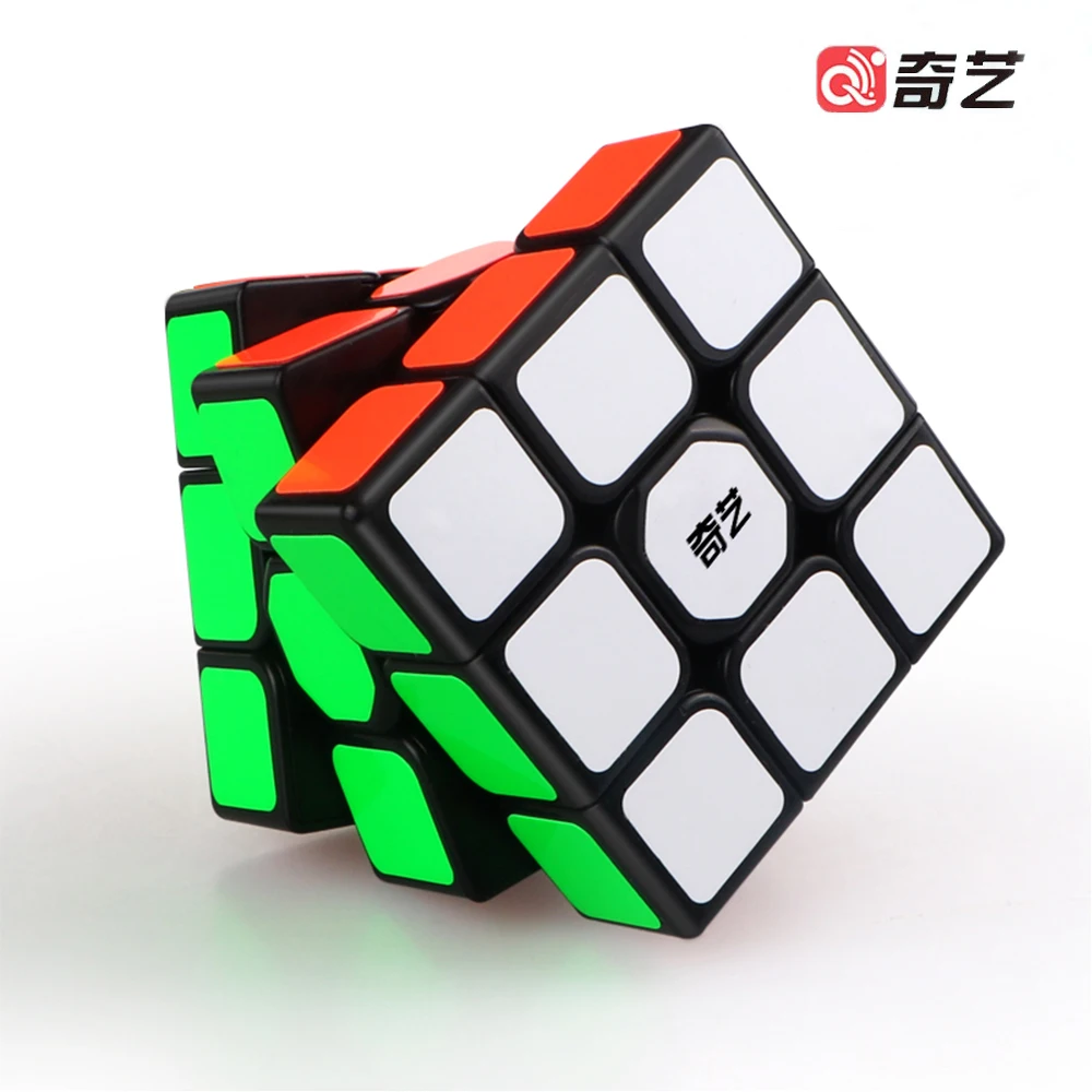 QiYi Sailing W 3x3x3 QiHang W Speed Magic Rubix Cube Black Professional 3x3 Cube Puzzle Educational Toys For Kids Gift