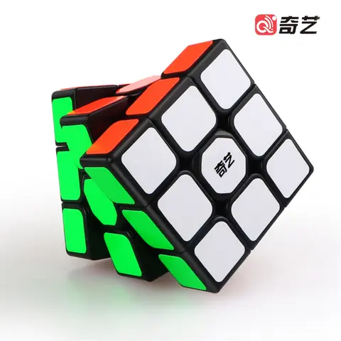 QiYi 세일링 W 3x3x3 QiHang W 스피드 매직 루빅스 큐브 블랙 전문 3x3 큐브 퍼즐 교육 완구 어린이 선물