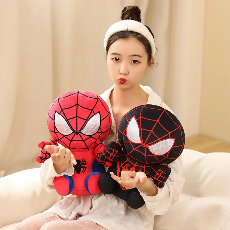 New Marvel Heroes Theme Plush Toy Doll Avengers Alliance Cartoon Plush Toy Spider Man Superman Thor Doll Throw Pill Christmas