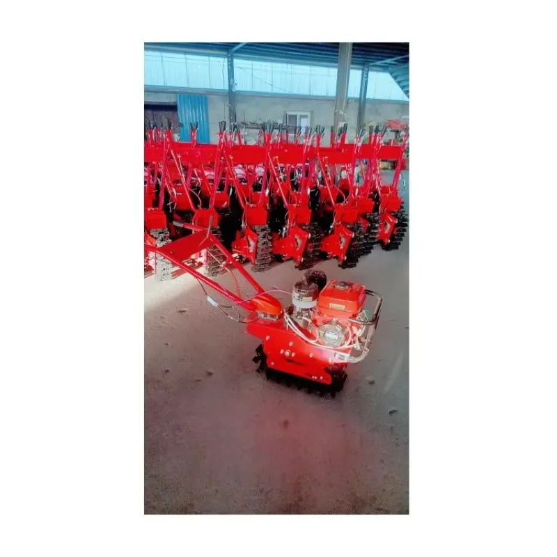 7HP 8HP Chain Track Tiller Multifunctional Chain Track Micro Tillage Machine Mini Rotary Tiller  Diesel Power Tiller