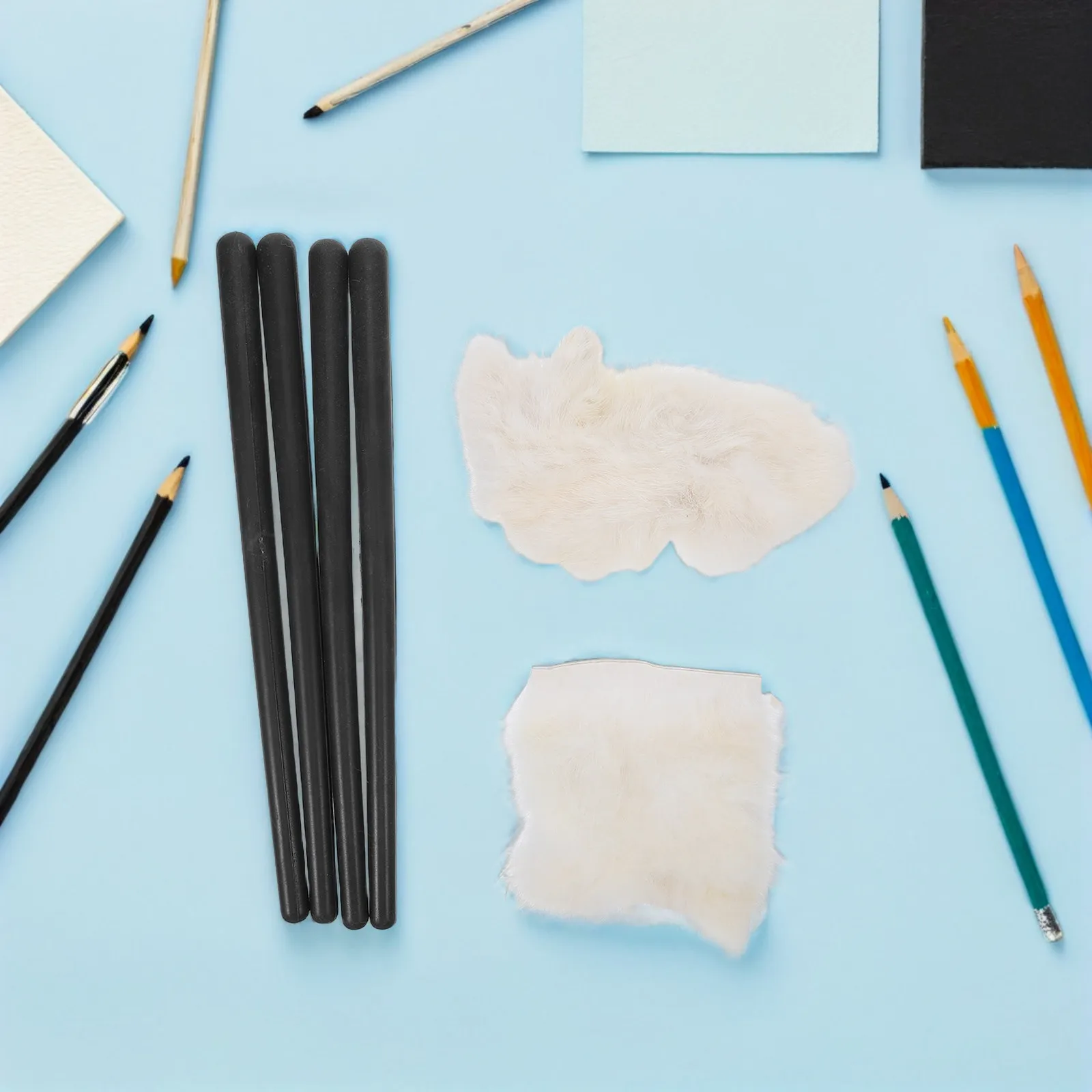 

Набор для физических экспериментов: стержень для электростатики с тканью, реквизит для научных лабораторий