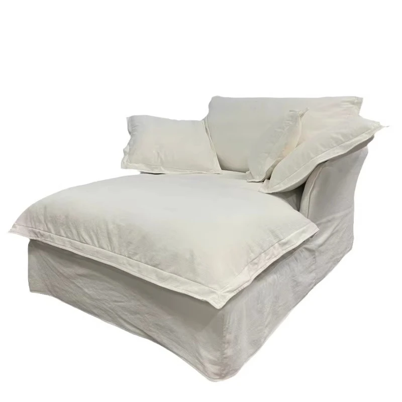 الشمال كسول صف مستقيم أريكة شقة شقة صغيرة قابلة للفك بالكامل والغسيل وابي ساندي الرياح محظية كرسي B & B #1