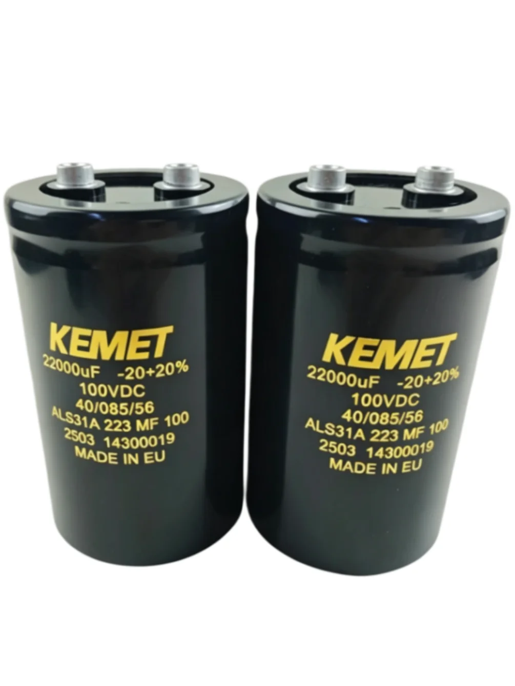 KEMET ALS31A223MF100 100V 22000UF Brand New Original Aluminum Electrolytic Capacitor