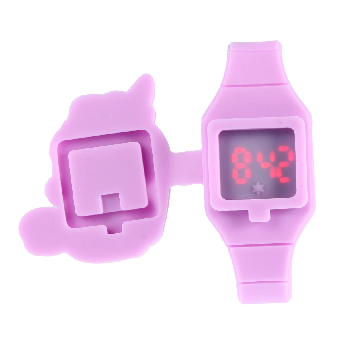

Digital Kids Watch Unicorn Clamshell LED Touch Screen Toddler Girl Toy Wrist Clock Children Cartoon Watches Gifts