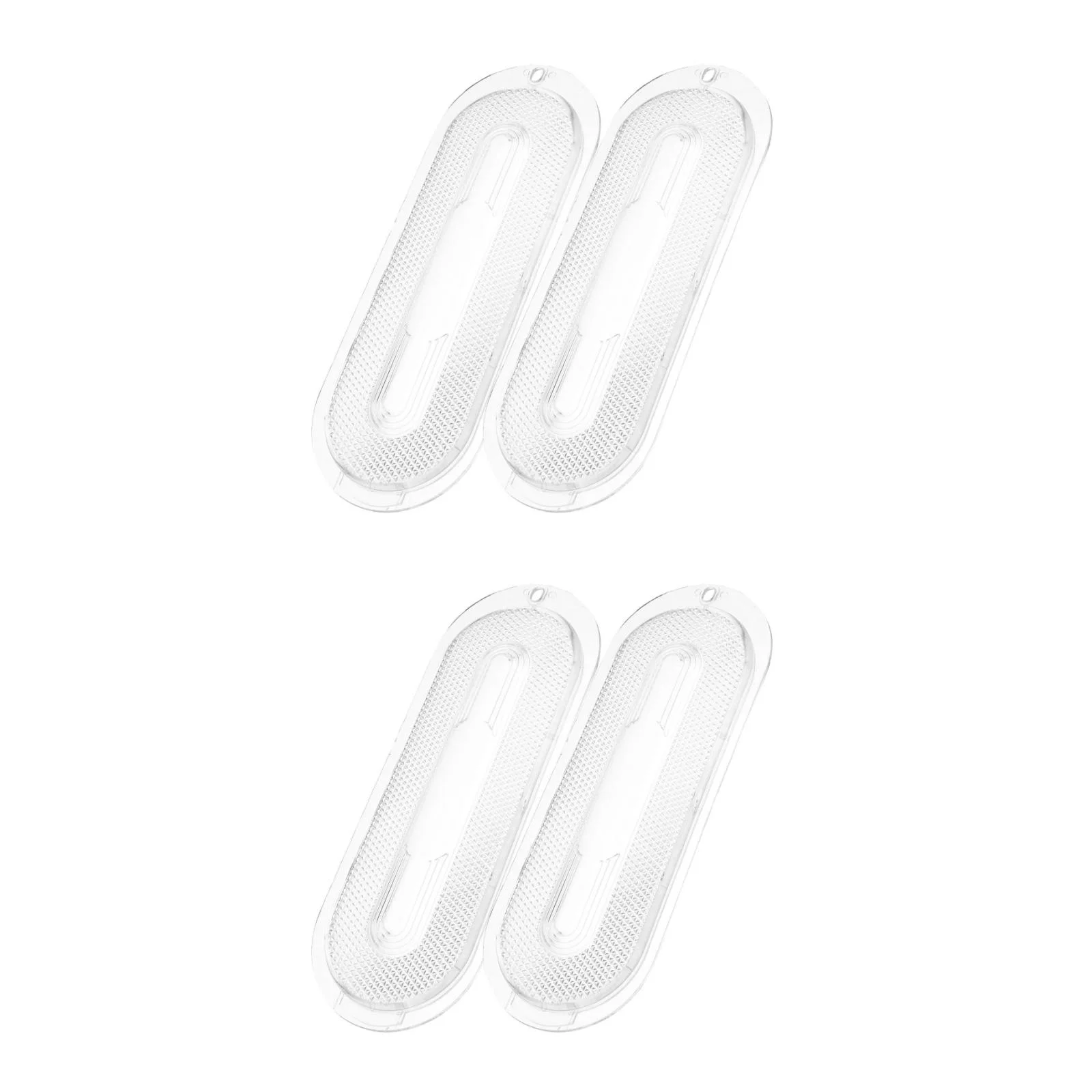 

4 pcs Range Hood Lamp Guard Lighting Lampshade Vent Hood Lamp Lens Light Protector Range Hood Replacement Parts