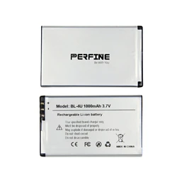 BL-4U Battery 3.7V 1000mAh for Nokia E66/E75/C5-03/5530 Battery 4U