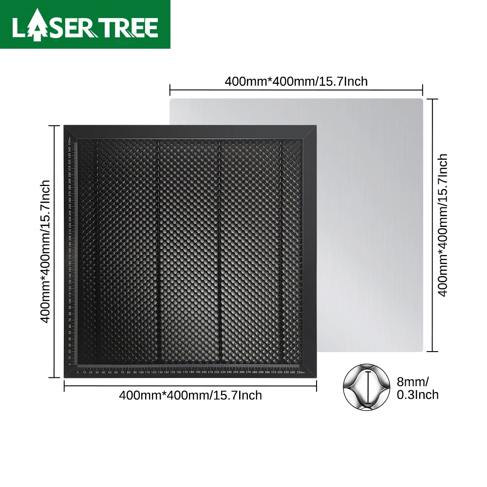 

LASER TREE Laser Honeycomb Working Plate For K1 Laser Engraving Cutting Machine Co2 CNC DIY Laser Equipment Part Size 400x400mm