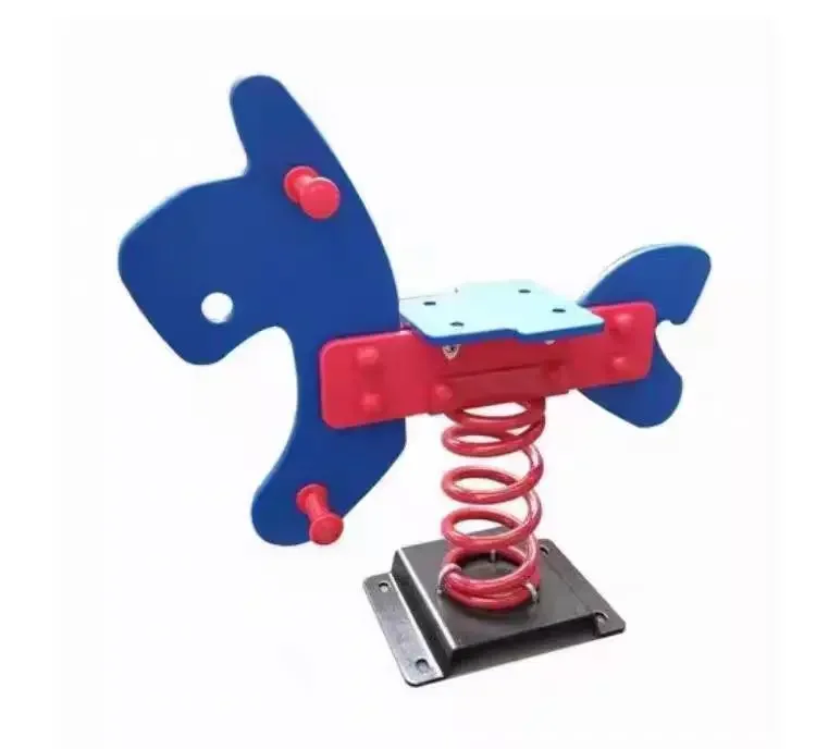 2026 Kindergarten Rocking Horse PE Board Children's Rocking Double Single Seesaw Park Community Amusement Equipment Manufacturer