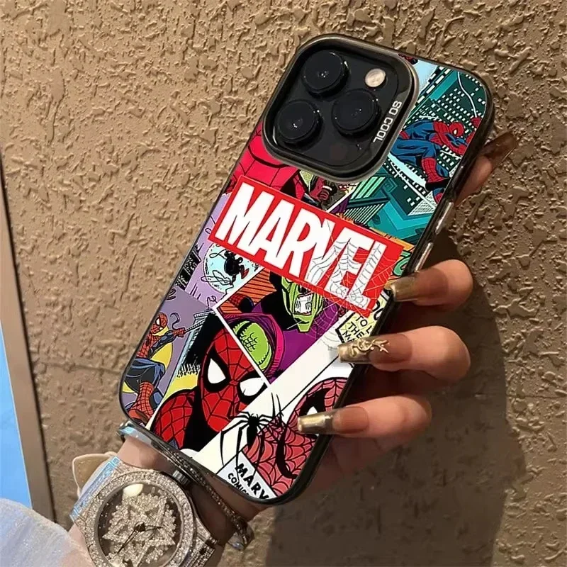 マーベル-スパイダーマン電話ケース,スタンドカバー付きケース,超クールなネット,iPhone 16,14,12,13,11,15 pro max,xr,x,xs,max,7 8 plus,y2k
