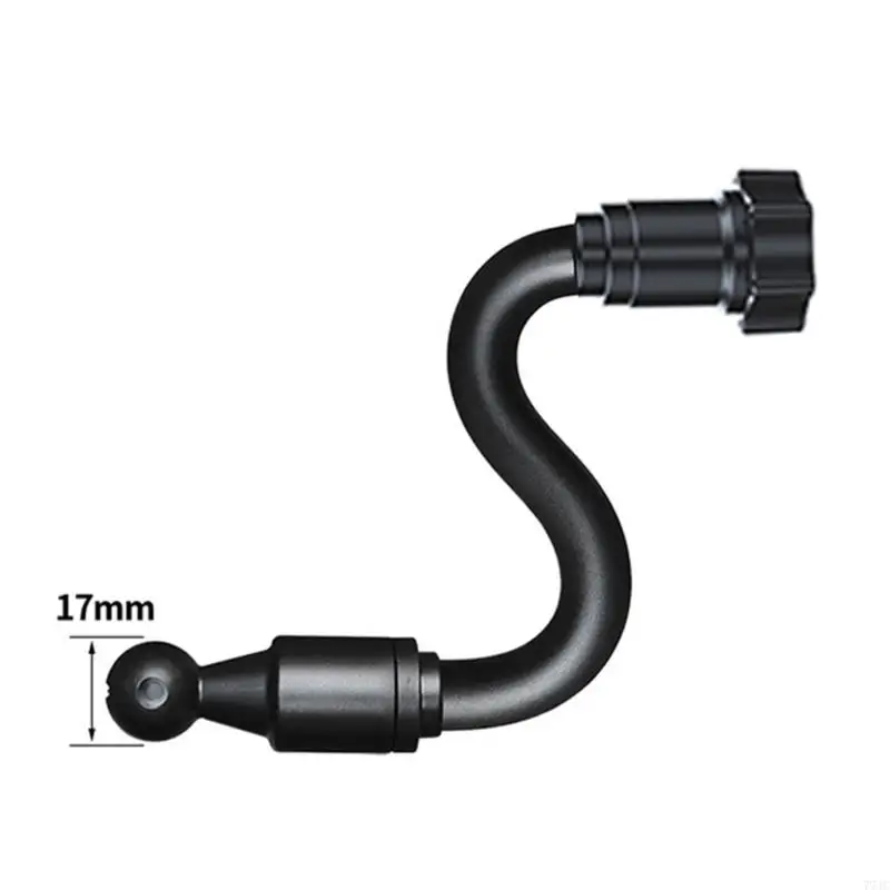 77JC 17mm Ball Socket Flexible Extension Arm With 360 Rotation Adjustable Lengths Suitable for Car Vent Dashboards Phone Mount