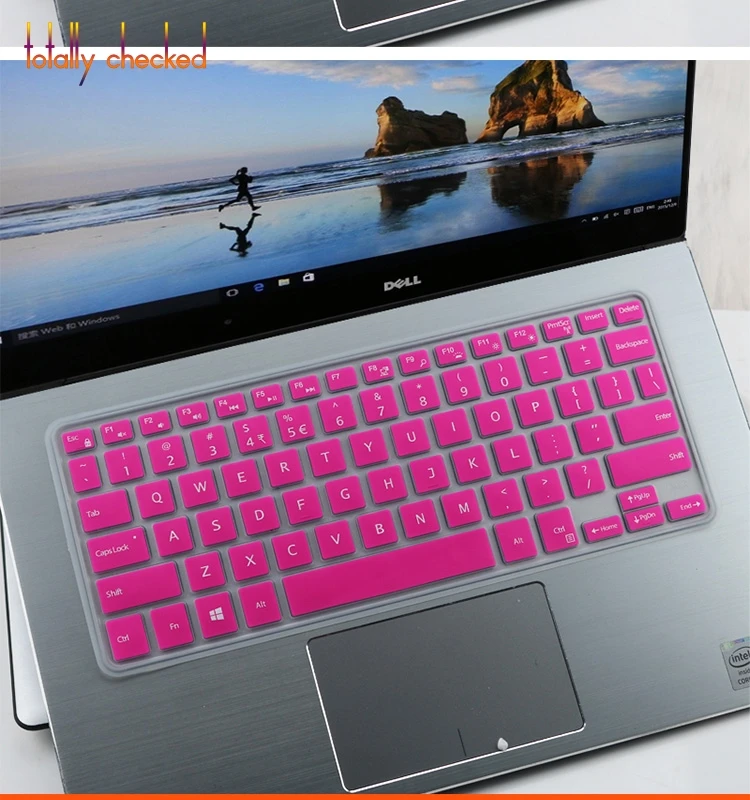 13 13.3 inch For Dell Inspiron 7347 7547 7548 7352 7353 Silicone Keyboard Cover Keyboard Skin Protector