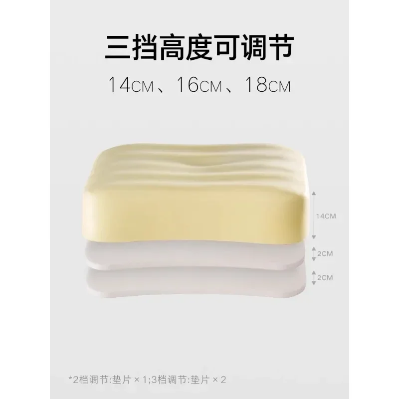 Afbeelding 6: Hoog kussen fitness speciaal geheugen katoen ondersteuning schouder- en nekhoogte verhoging