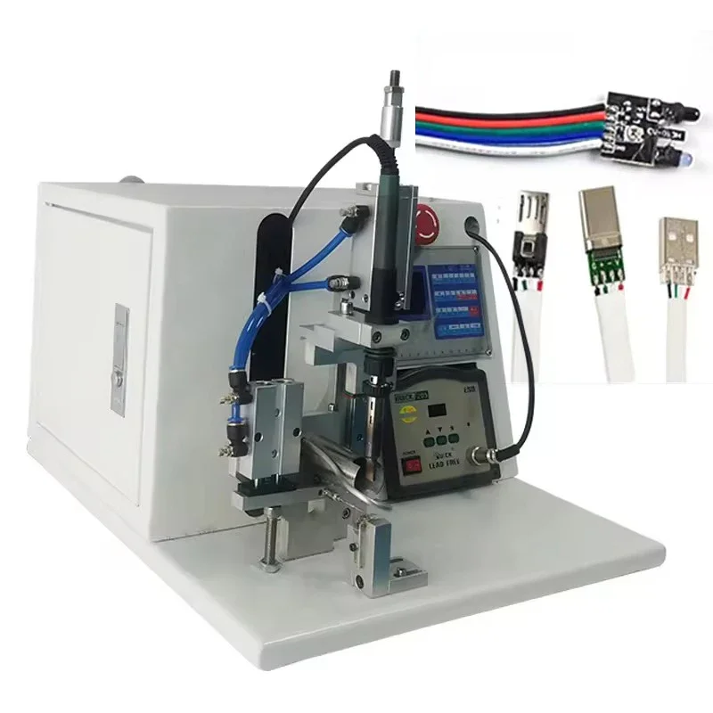 Soldering Machine PCB LED terminal switch socket dip soldering machine semi-automatic terminal wiring harness welding machine