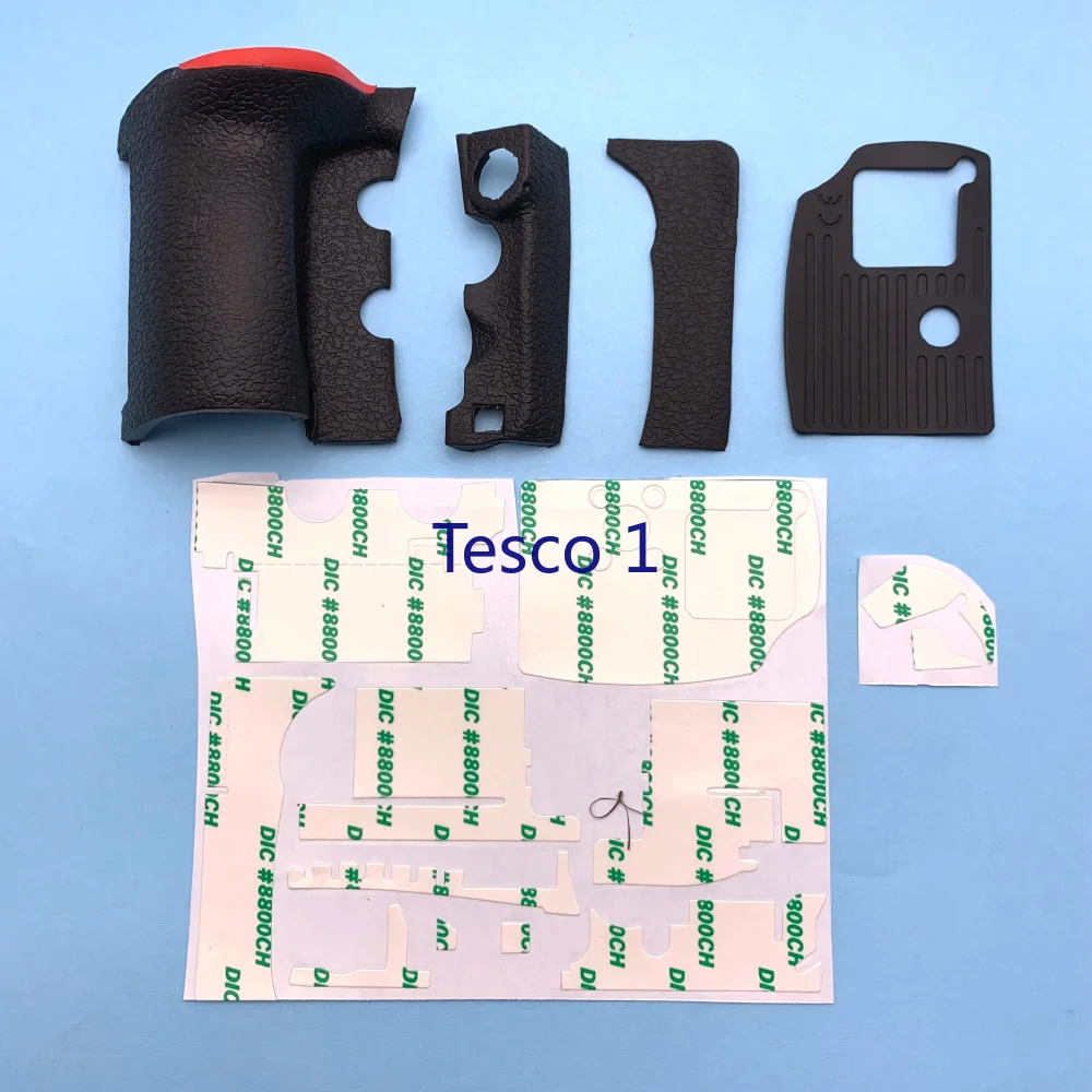 NEW 4PCS Body Cover Rubber Set Front Handle Grip Side Left Rear Thumb Bottom With Tape For Nikon D810 D810A Digital Camera Part
