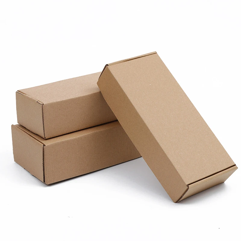 

10Pcs/lot Craft Kraft Carton Packaging Wedding Party Small Gifts Candy Glass Cup Gift Package Box Brown Event Gift Carton
