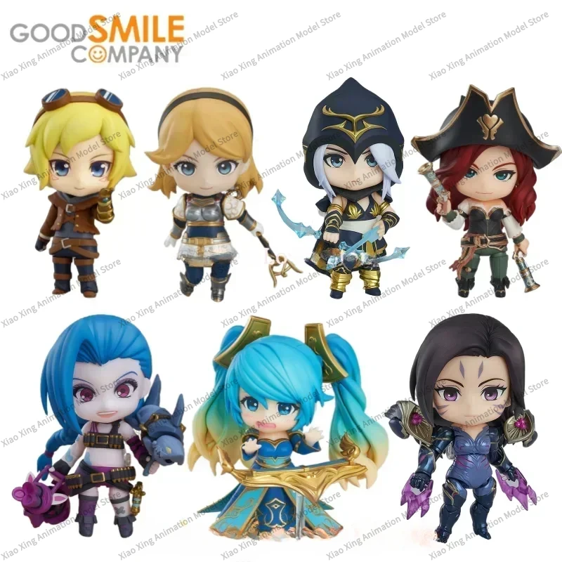 Good Smile Original Nendoroid GSC League of Legends Jinx Ezreal Luxanna Crownguard Kai Sa Ashe Sona Buvelle Anime Figures