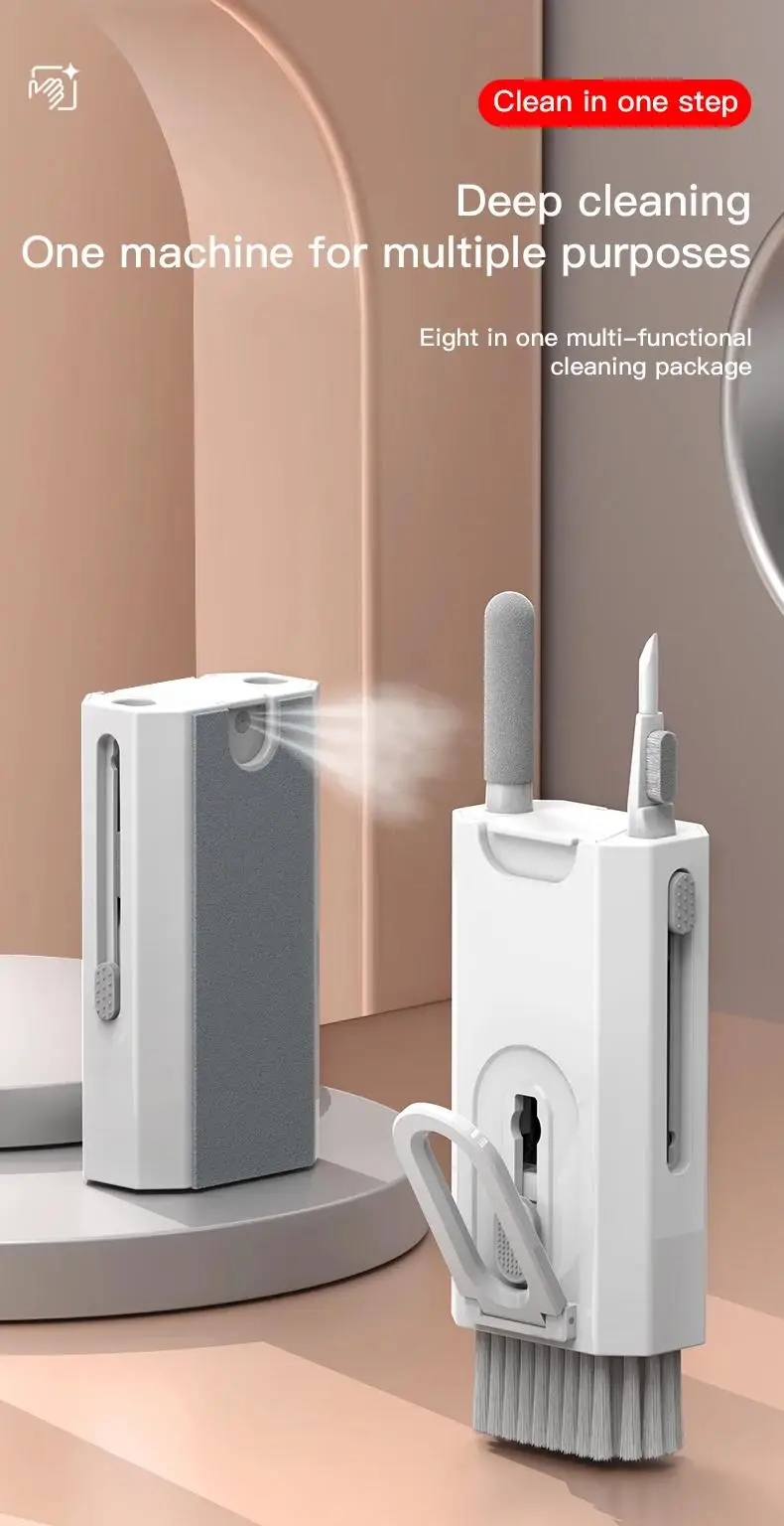 Kit de limpeza 8 em 1 para eletrônicos