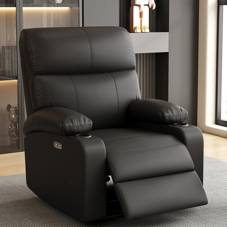 Multifunctional Electric Recliner Sofa Cabin, Single Rocking Rotating Lazy Chair for Living Room and Manicure Use
