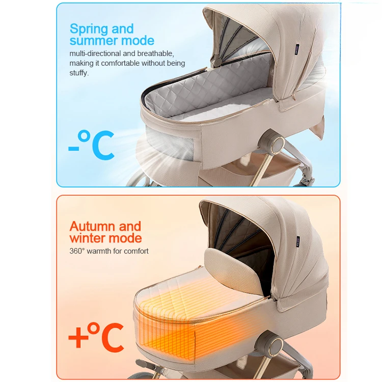 Factory Hot Sale New Born Baby Products Stroller Baby Carseat And Stroller Set Folding Baby Stroller