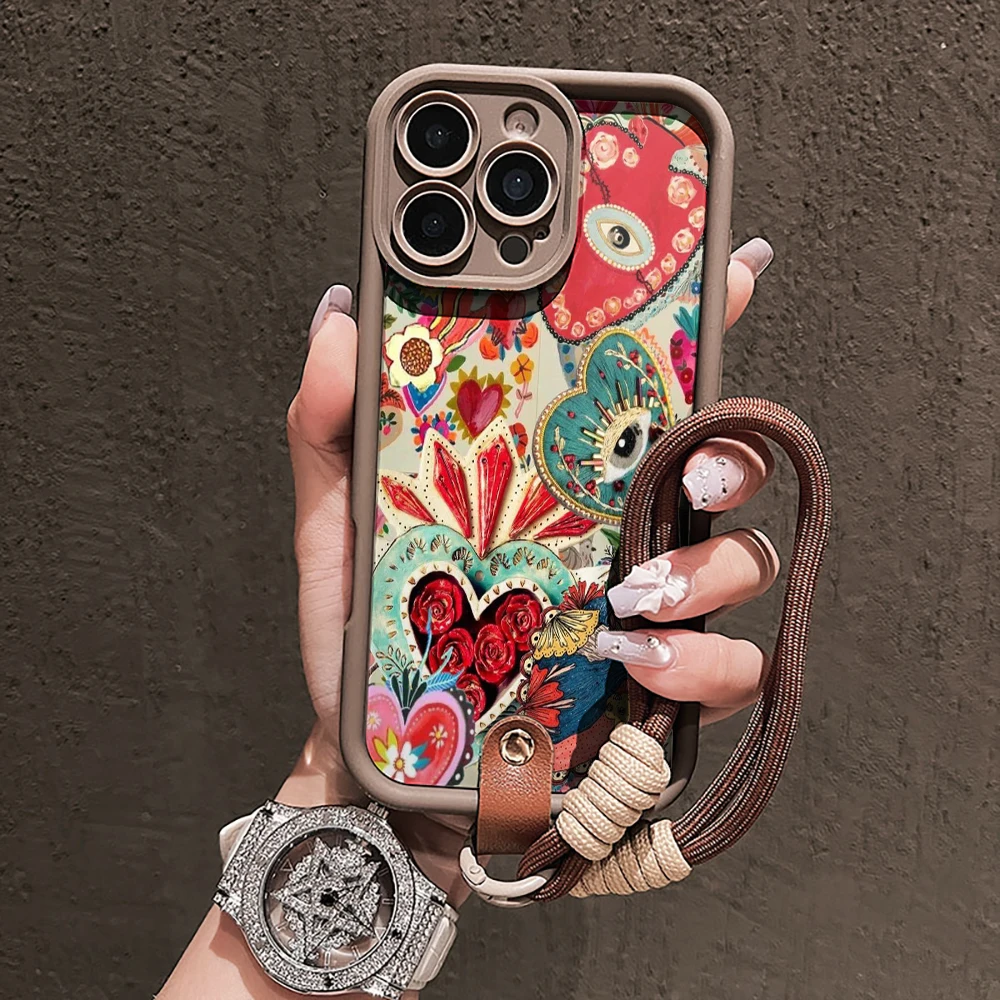 Mexikanische Zollbehörden Handyhülle für Samsung Galaxy S26 S21 S25 S24 S23 S22 Ultra Plus FE Hülle A16 A36 A54 A55 A56 mit Lanyard Funda – Detail 8