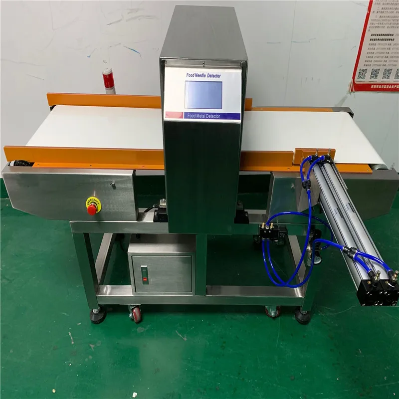 European Standard Food Metal Detector Sensitivity And Stability Conveyor Belt Metal Detectors For Food Industry