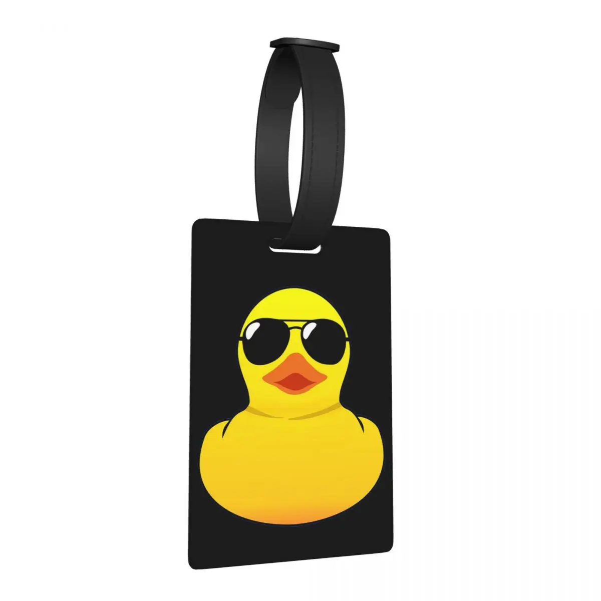 

Крутая резиновая утка, багажные бирки, аксессуары для чемодана, дорожный портативный багаж, посадочная бирка, держатель этикетки, идентификационное имя, адрес