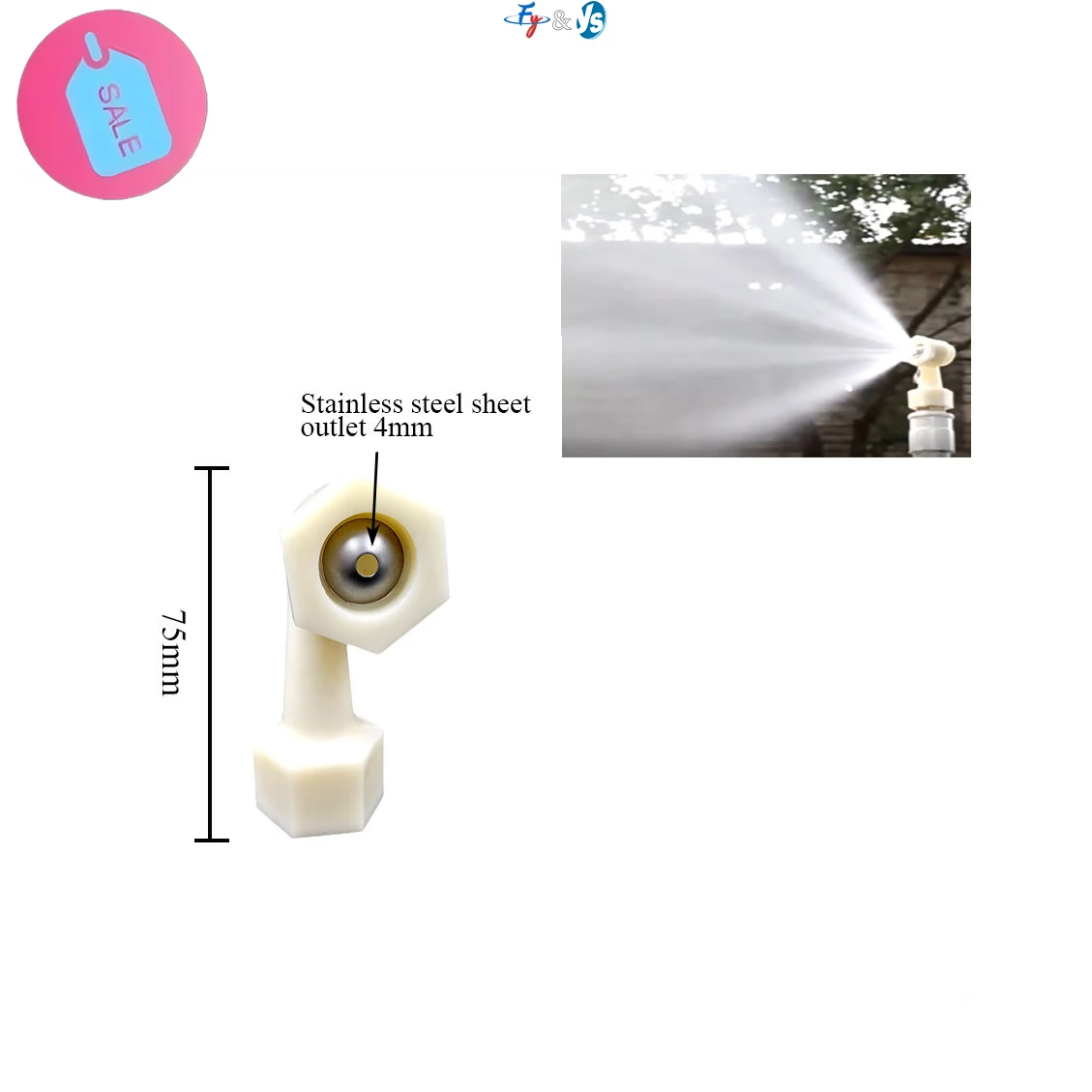 Ys 1/2" Plastic Abs…