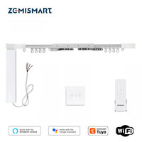 Zemismart Electric Curtain Motor Tuya WiFi Switch with Rail Smart Home Tuya Smart Life APP Alexa Echo Google Home Control